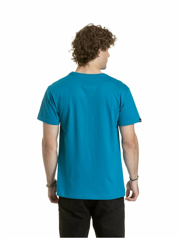 Meatfly Meatfly pánské tričko MF Logo Funky Blue