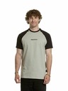 Meatfly Meatfly pánské tričko Ozzy Raglan Mossy Green / Black