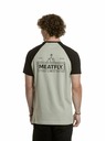 Meatfly Meatfly pánské tričko Ozzy Raglan Mossy Green / Black