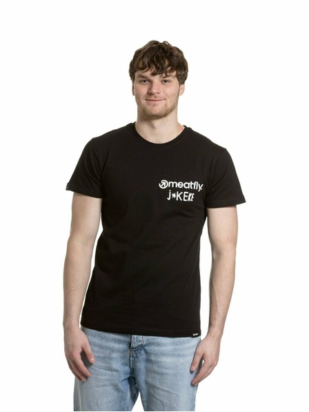 Meatfly Meatfly pánské tričko Keke Moto Black