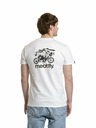 Meatfly Meatfly pánské tričko Keke Moto White