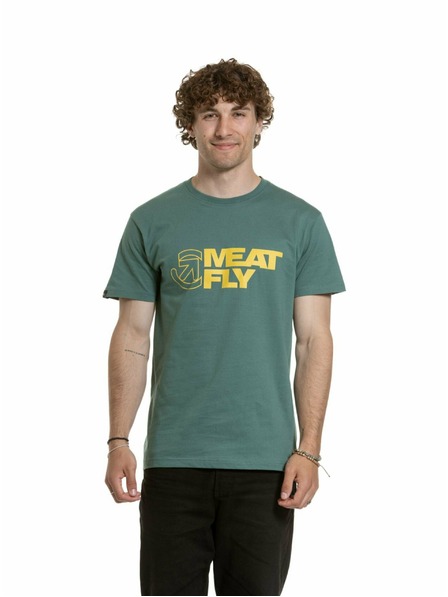 Meatfly Meatfly pánské tričko Revital Teal Green