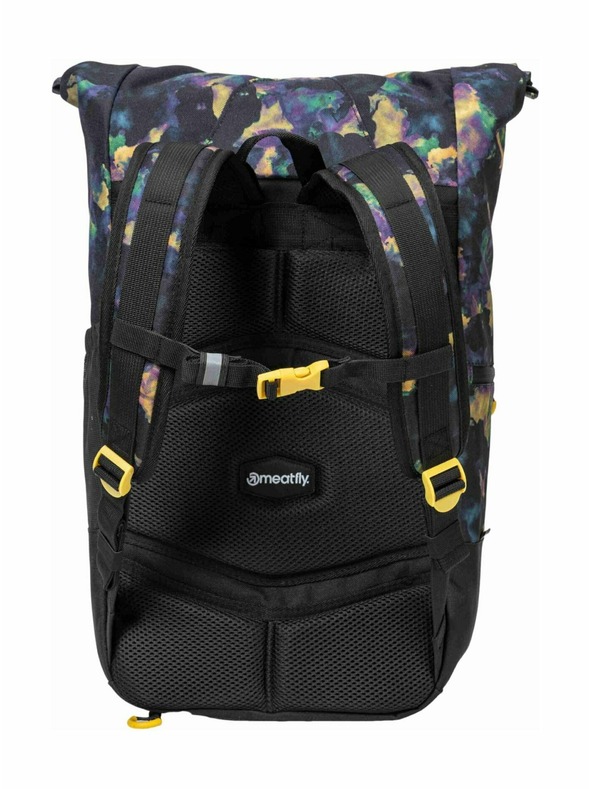 Meatfly Meatfly batoh Holler Dark Aquarel 28 L | Černá | Objem 28 L