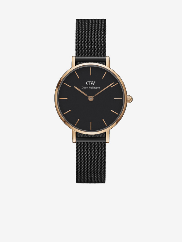 Daniel Wellington Černé dámské hodinky Daniel Wellington Petite