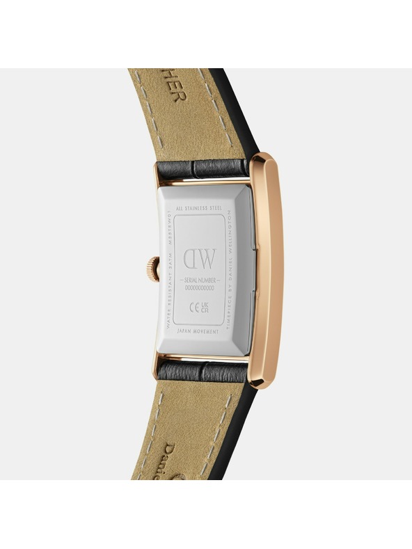 Daniel Wellington Dámské hodinky Daniel Wellington Bound Black Crocodile Rose Gold DW00100698