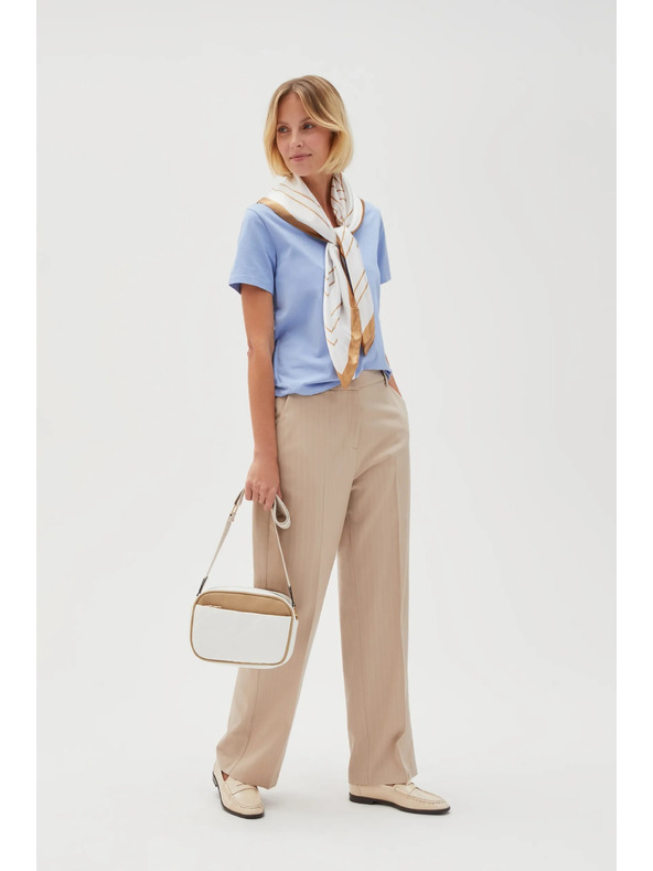 Moodo Béžovobílá kabelka