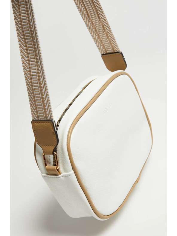Moodo Béžovobílá kabelka