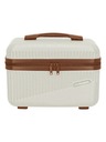 Travelite Kosmetický kufřík Travelite Bali Beautycase White/cognac