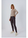 Moodo Fitted wax trousers Moodo