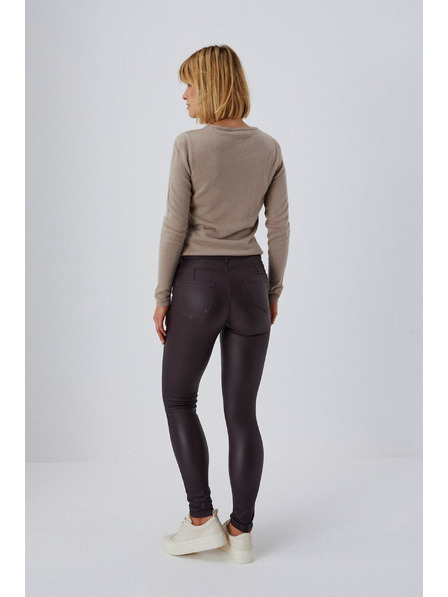 Moodo Fitted wax trousers Moodo