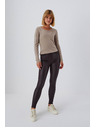 Moodo Fitted wax trousers Moodo
