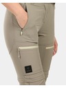 Kilpi Dámské outdoorové odepínací kalhoty Kilpi HOSIO-W Khaki
