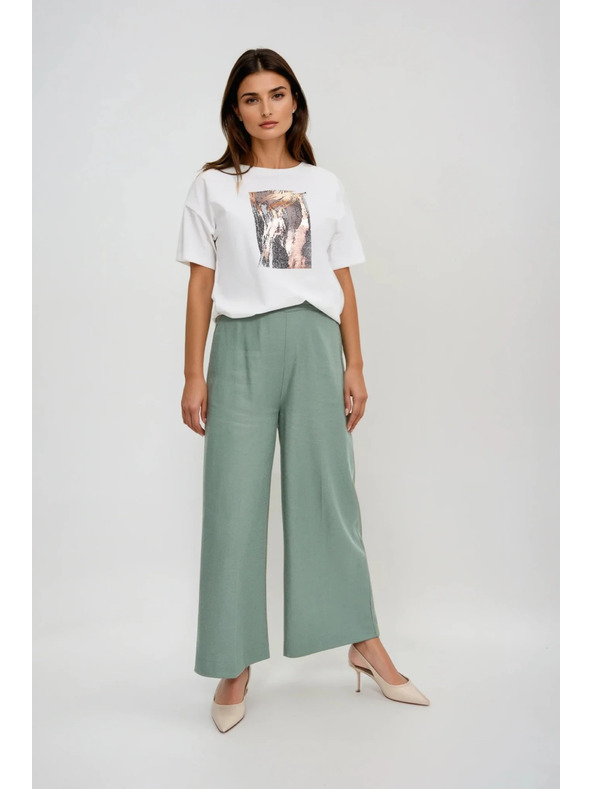 Moodo Dámské kalhoty Moodo - zelené