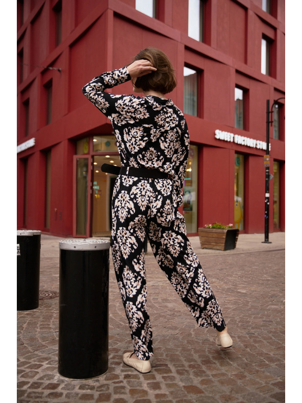 Moodo Dámské kalhoty Moodo – černé