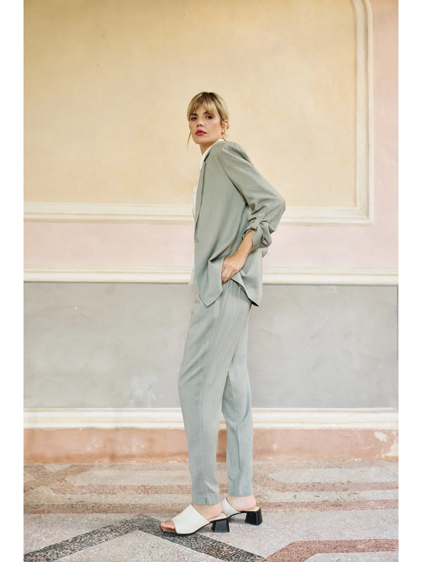 Moodo Dámské kalhoty Moodo - zelené