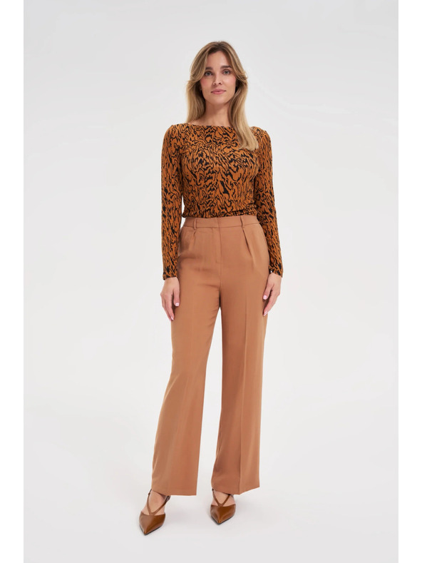 Moodo Dámské kalhoty Moodo – camel
