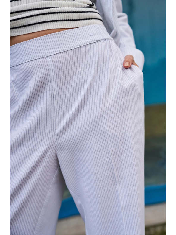 Moodo Dámské kalhoty Moodo - bílé