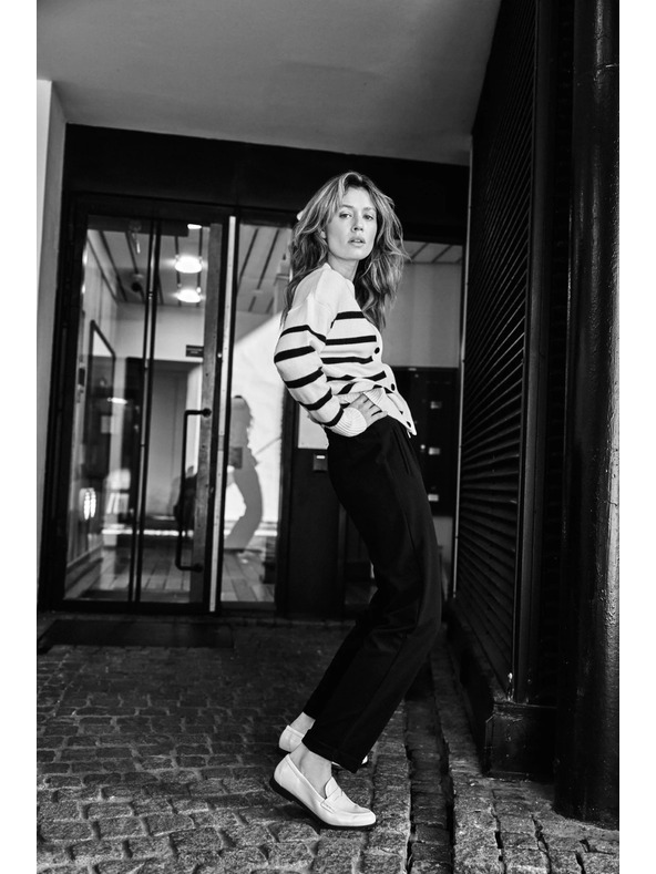 Moodo Černé dámské kalhoty Moodo