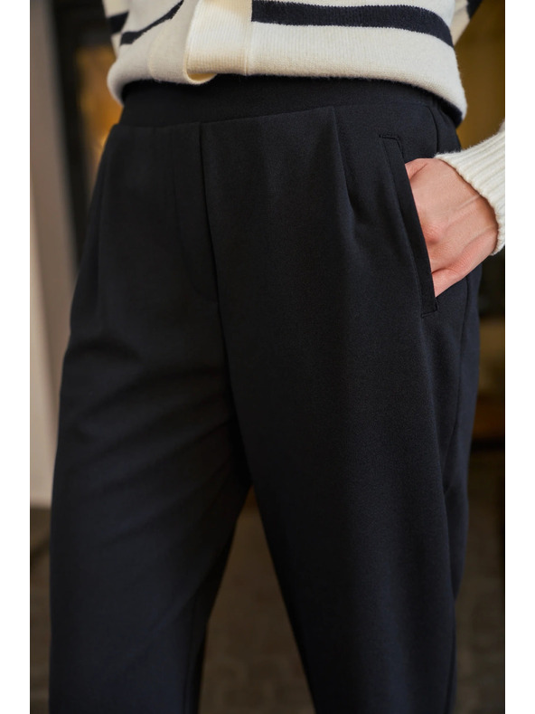 Moodo Černé dámské kalhoty Moodo