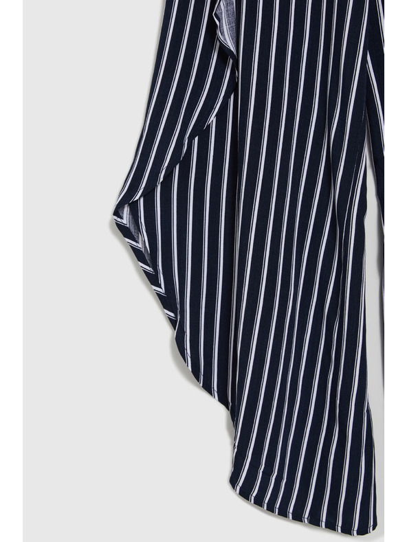 Moodo Dámské asymetrické kalhoty s rozparky