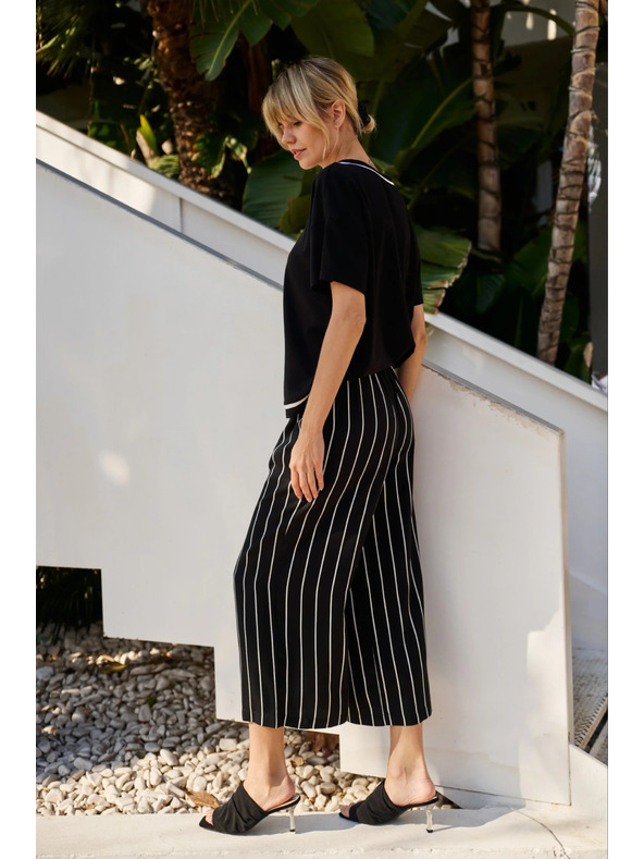 Moodo Dámské pruhované kalhoty Moodo