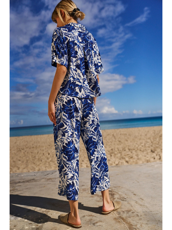 Moodo Dámské kalhoty Moodo - modré