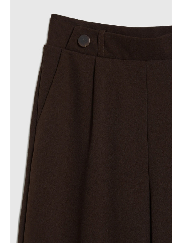 Moodo Dámské kalhoty Moodo – hnědé