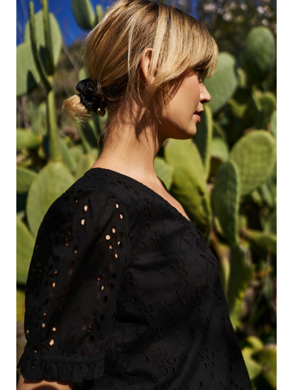 Moodo Černá dámská košile madeira