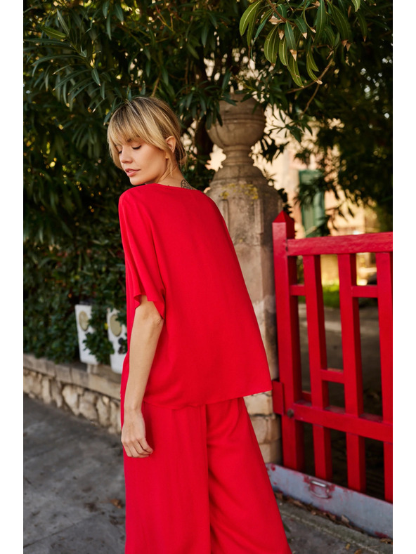 Moodo Červená volná halenka