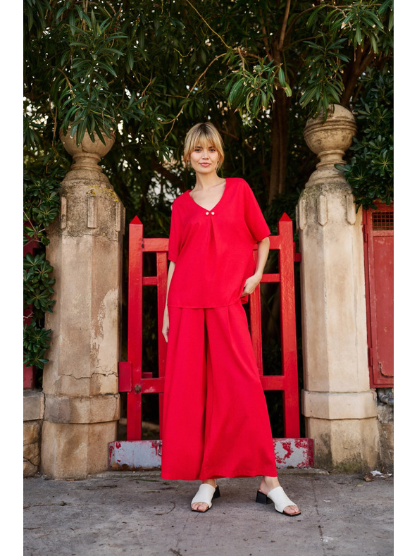 Moodo Červená volná halenka