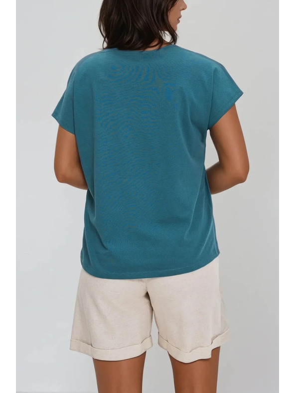 Moodo Dámská halenka s ozdobnými knoflíky