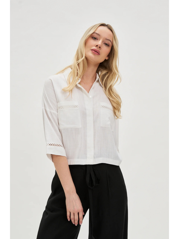 Moodo Dámský top Moodo - bílý