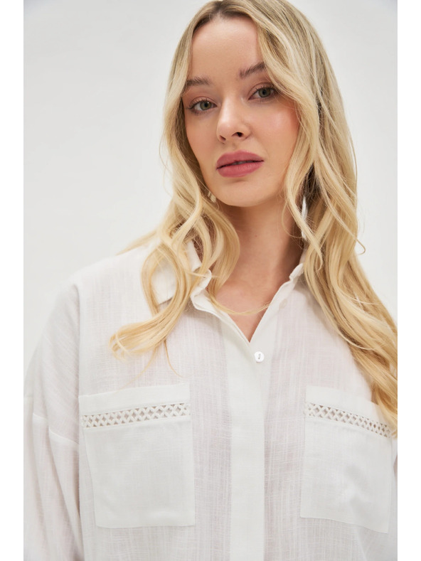 Moodo Dámský top Moodo - bílý