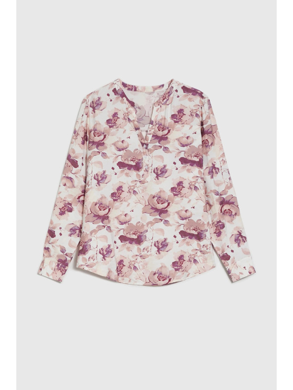 Moodo Růžová květovaná halenka Moodo