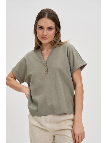 Moodo Khaki volný top