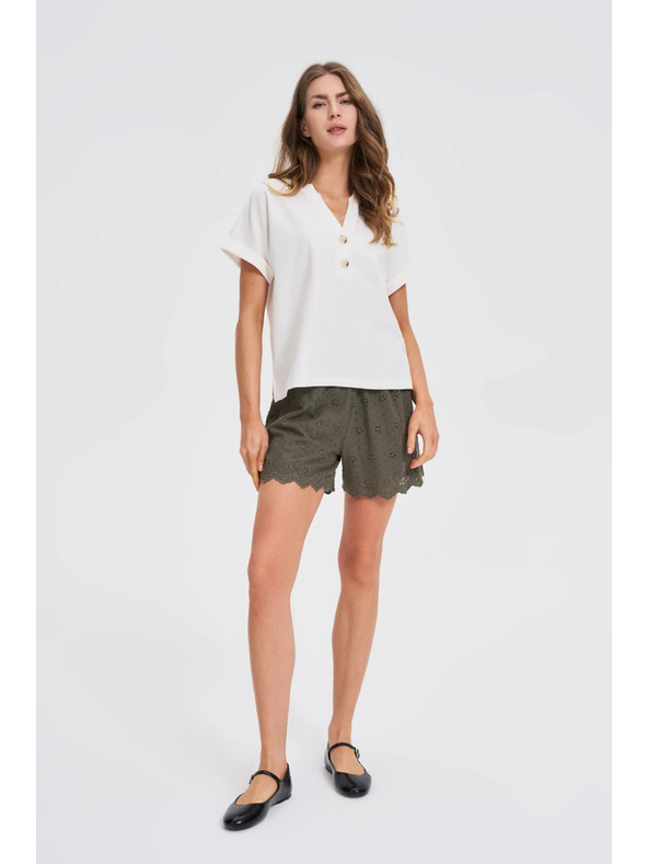 Moodo Bílý volný top