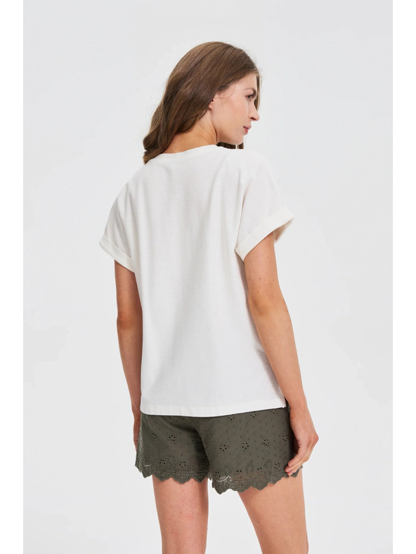 Moodo Bílý volný top