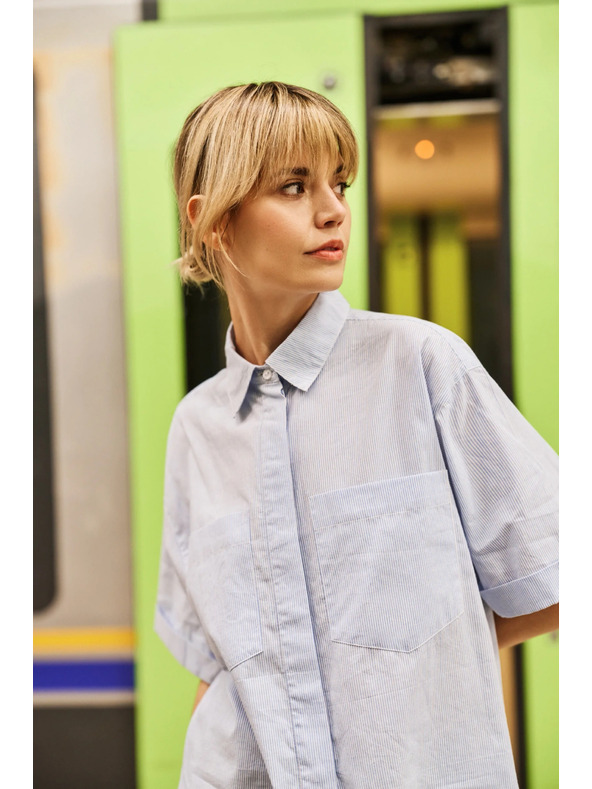 Moodo Dámská světle modrá košile