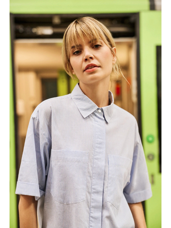 Moodo Dámská světle modrá košile