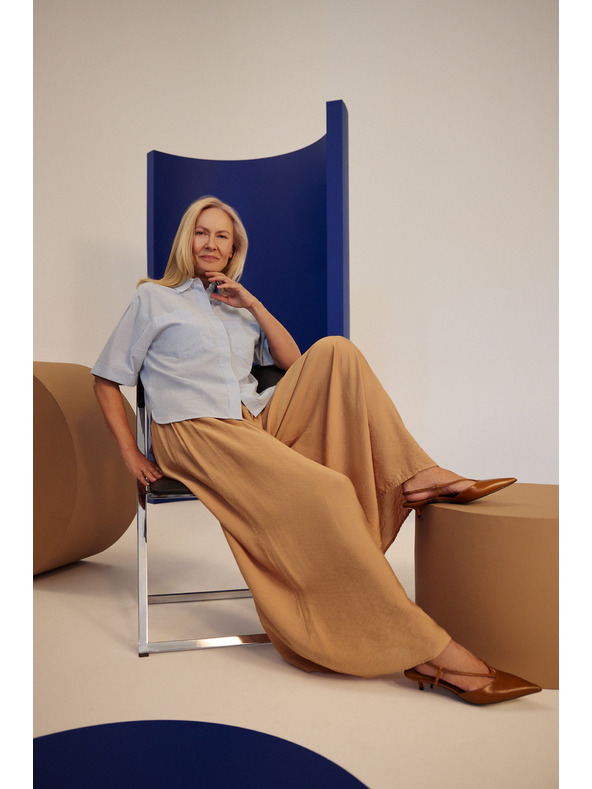 Moodo Dámská světle modrá košile