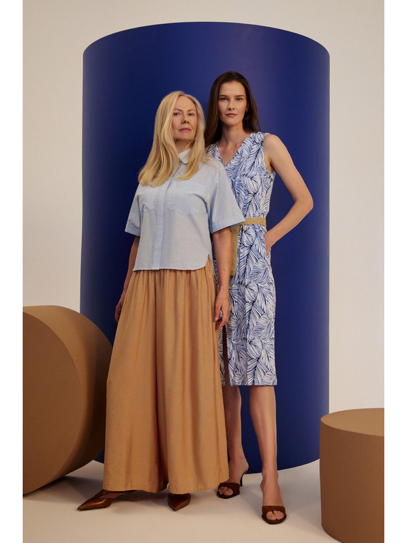 Moodo Dámská světle modrá košile