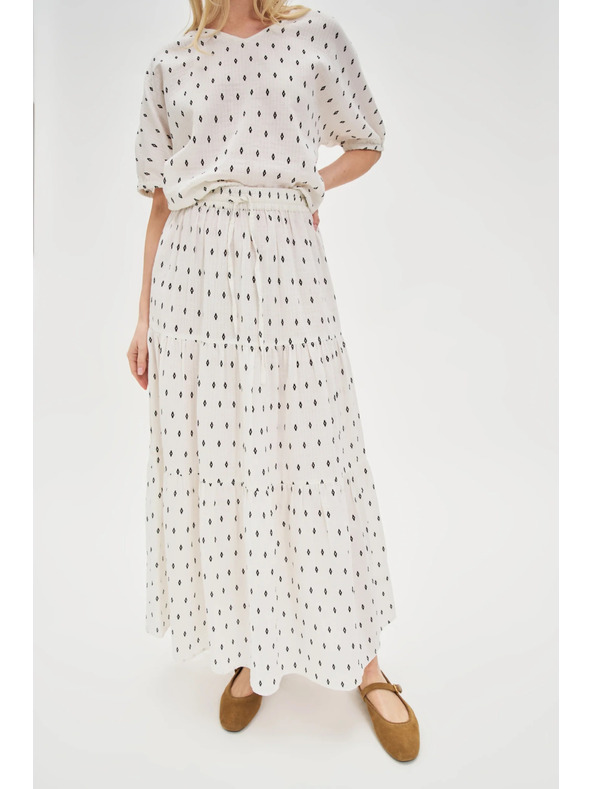 Moodo Dámská sukně Moodo - bílá