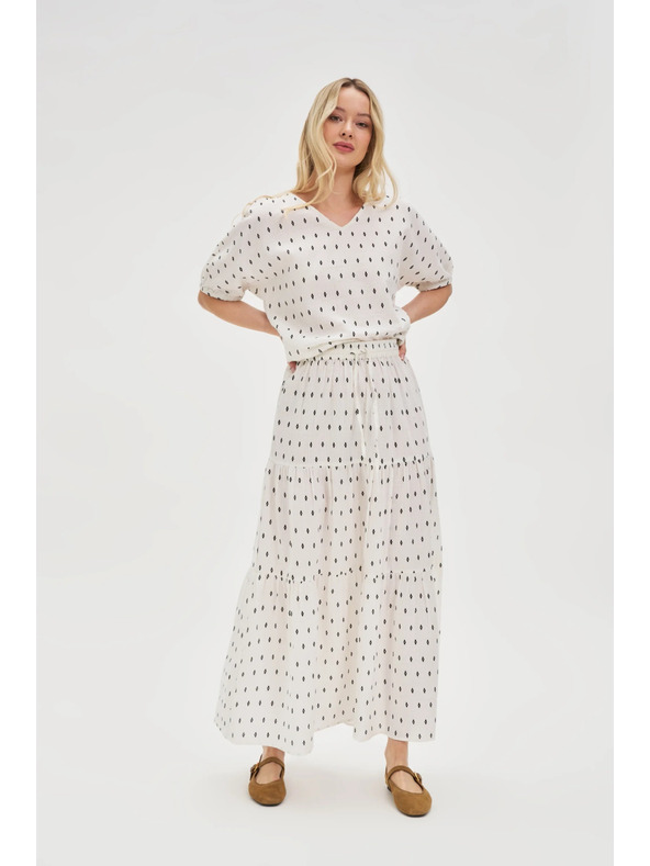 Moodo Dámská sukně Moodo - bílá