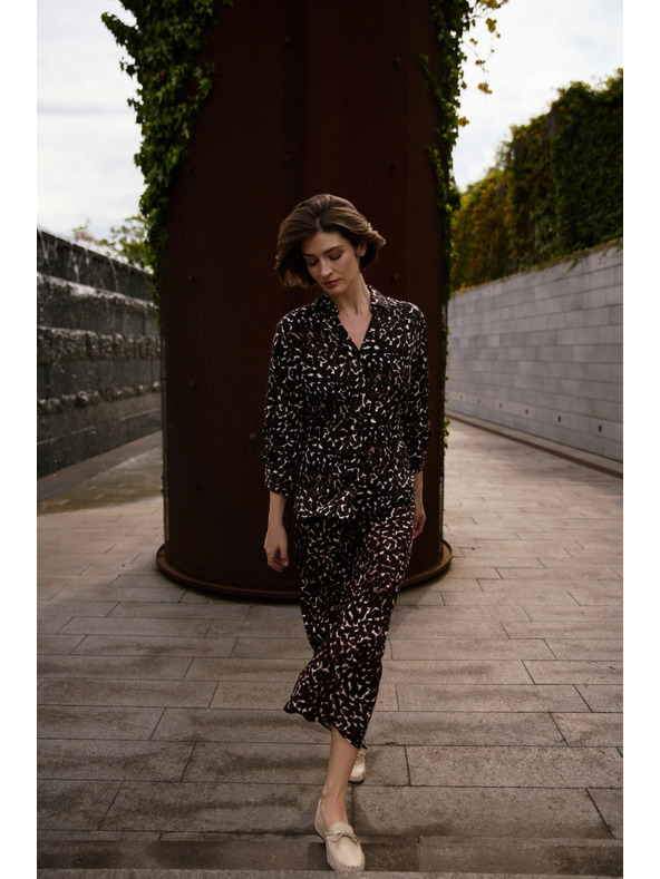 Moodo Dámská sukně Moodo – hnědá