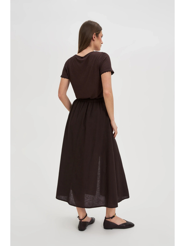 Moodo Dámská sukně Moodo - hnědá