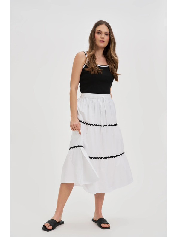 Moodo Dámská sukně Moodo - bílá