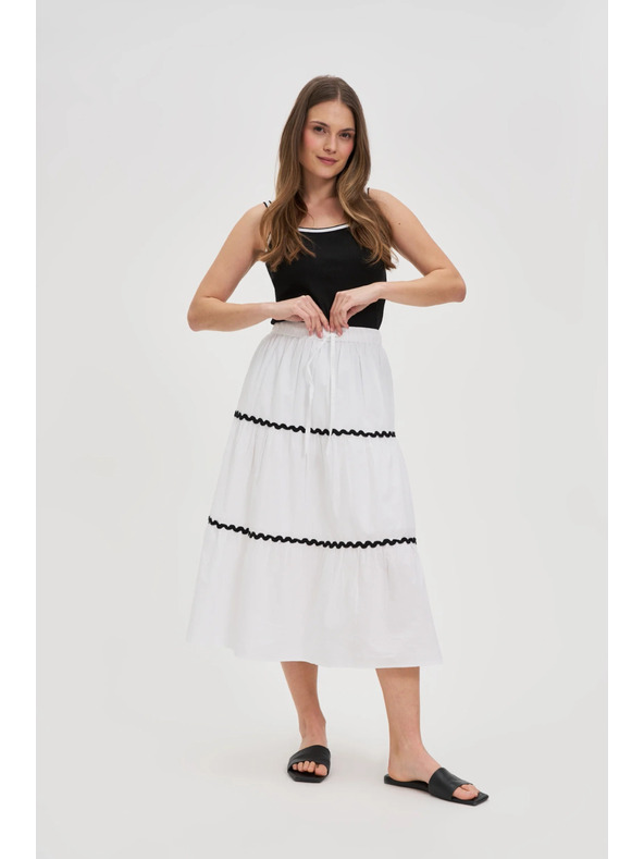 Moodo Dámská sukně Moodo - bílá