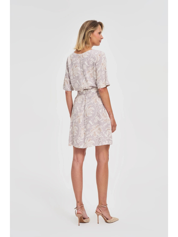 Moodo Dámské vzorované šaty Moodo s páskem