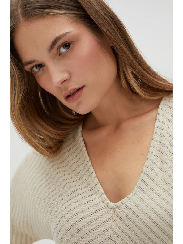 Moodo Dámské šaty Moodo - béžové