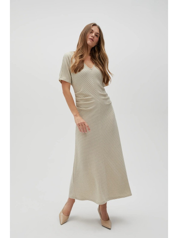 Moodo Dámské šaty Moodo - béžové